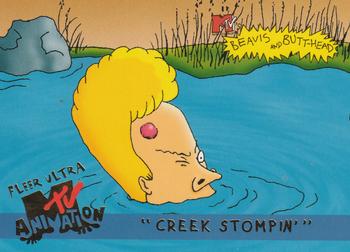 1995 Fleer Ultra MTV Animation #20 Creek Stompin' Front