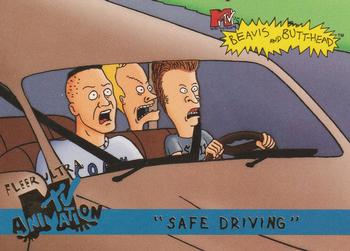 1995 Fleer Ultra MTV Animation #24 Safe Driving Front