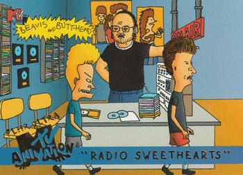 1995 Fleer Ultra MTV Animation #28 Radio Sweethearts Front