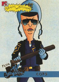 1995 Fleer Ultra MTV Animation #35 Cops Front