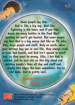 1995 Fleer Ultra MTV Animation #47 What God Does Back