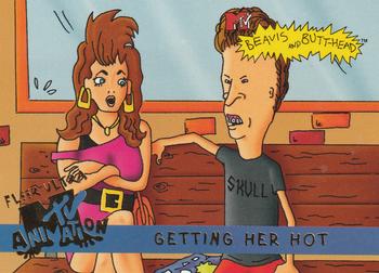 1995 Fleer Ultra MTV Animation #55 Getting Her Hot Front