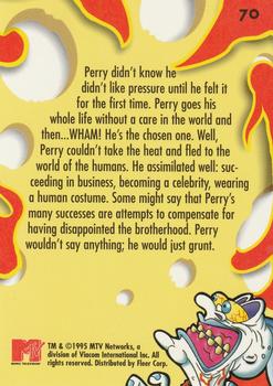 1995 Fleer Ultra MTV Animation #70 Perry Back