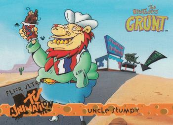 1995 Fleer Ultra MTV Animation #81 Uncle Stumpy Front