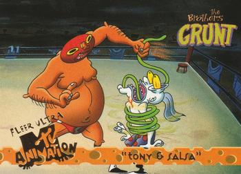 1995 Fleer Ultra MTV Animation #89 Tony & Salsa Front