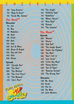 1995 Fleer Ultra MTV Animation #146 Checklist 2 Front