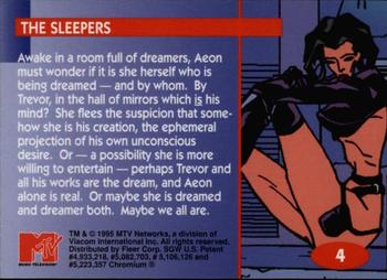 1995 Fleer Ultra MTV Animation - Aeon Flux Chromium #C4 The Sleepers Back