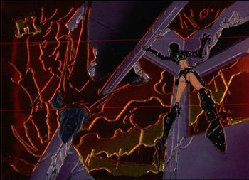 1995 Fleer Ultra MTV Animation - Aeon Flux Chromium #C7 Through the Ruins Front