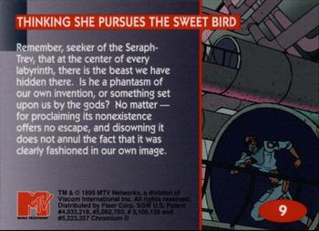 1995 Fleer Ultra MTV Animation - Aeon Flux Chromium #C9 The Sweet Bird Back