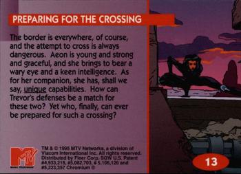 1995 Fleer Ultra MTV Animation - Aeon Flux Chromium #C13 Preparing for the Crossing Back