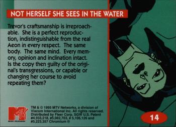 1995 Fleer Ultra MTV Animation - Aeon Flux Chromium #C14 Not Herself She Sees Back