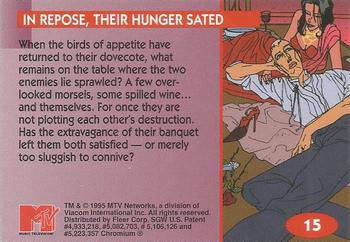 1995 Fleer Ultra MTV Animation - Aeon Flux Chromium #C15 In Repose, Their Hunger Sated Back