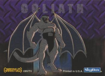 1996 Fleer/SkyBox Gargoyles Series 2 - Static Glow Decals #1 Goliath Front