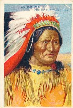 1911 American Tobacco Company Heroes of History / Men of History (T68) - Pan Handle Scrap #NNO Geronimo Front