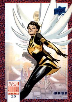 2018-19 Upper Deck Marvel Annual - Blue #20 Wasp Front