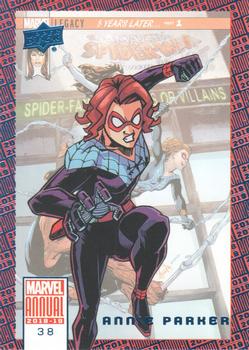 2018-19 Upper Deck Marvel Annual - Blue #38 Annie Parker Front