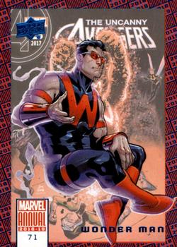 2018-19 Upper Deck Marvel Annual - Blue #71 Wonder Man Front