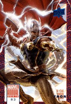 2018-19 Upper Deck Marvel Annual - Blue #83 Thor Front