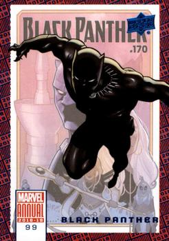 2018-19 Upper Deck Marvel Annual - Blue #99 Black Panther Front