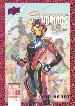 2018-19 Upper Deck Marvel Annual - Purple #19 Iron Heart Front