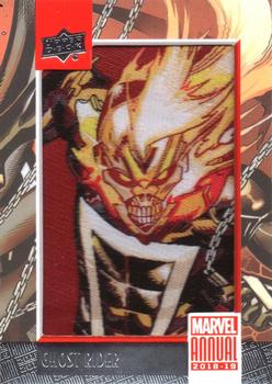 2018-19 Upper Deck Marvel Annual - Manufactured Patch Single #P1 Ghost Rider Front