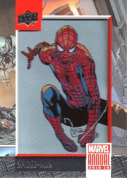 2018-19 Upper Deck Marvel Annual - Manufactured Patch Single #P10 Spider-Man Front
