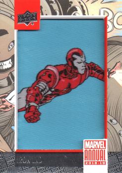 2018-19 Upper Deck Marvel Annual - Manufactured Patch Single #P14 Iron Lad Front
