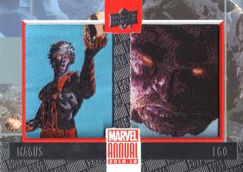2018-19 Upper Deck Marvel Annual - Manufactured Patch Dual #PD17 Magus / Ego Front