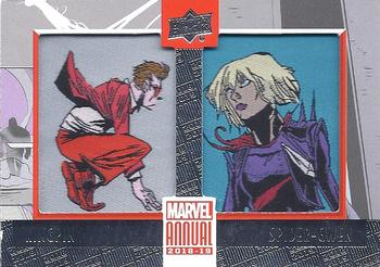 2018-19 Upper Deck Marvel Annual - Manufactured Patch Dual #PD23 Spider-Gwen / Kingpin Front