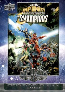 2018-19 Upper Deck Marvel Annual - Infinity Wars Comic Covers #CC32 Infinity Countdown: Champions #1 Front