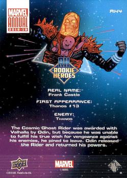 2018-19 Upper Deck Marvel Annual - Rookie Heroes #RH4 Cosmic Ghost Rider Back