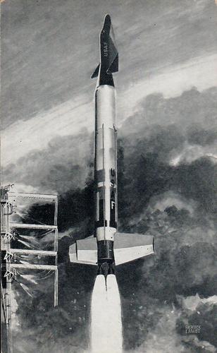 1963 Exhibits Astronauts: NASA (W454) #1 Dyna-Soar (Concept Art) Front