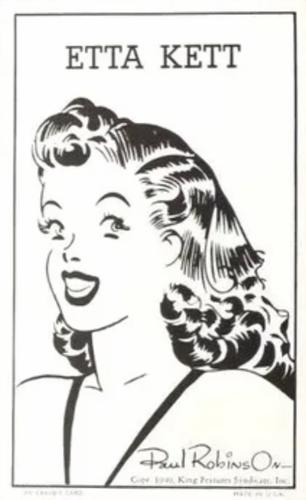 1949 Exhibits Popular Comic Strip Characters #NNO Etta Kett Front