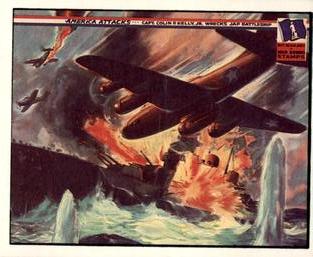 1983 WTW America Attacks #1 Captain Colin P. Kelly, Jr. Wrecks Jap Battleship Front