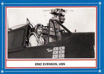 1992 Historical Images American Fighter Aces #56 Eric Evenson, USN Front