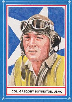 1992 Historical Images American Fighter Aces #65 Col. Gregory Boyington, USMC Front