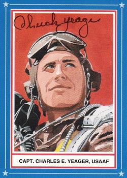 1992 Historical Images American Fighter Aces - Autographs #10 Capt. Charles E. Yeager, USAAF Front