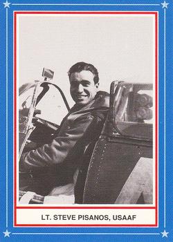 1992 Historical Images American Fighter Aces - Autographs #21 Lt. Steve Pisanos, USAAF Front