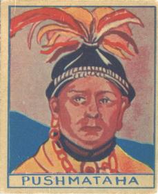 1930 American History Series of 48 (R129) #304 Pushmataha Front