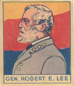 1930 American History Series of 48 (R129) #347 Gen. Robert E. Lee Front