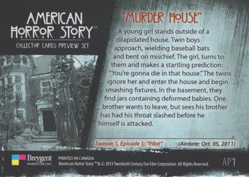 2013 Breygent American Horror Story Previews #AP1 
