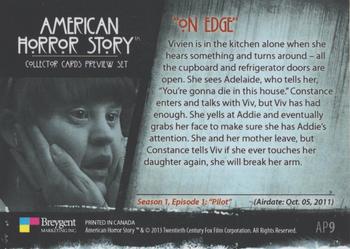 2013 Breygent American Horror Story Previews #AP9 