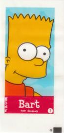 2002 Topps The Simpsons Bubble Gum & Stickers - Mini Bubble Gum Stickers #1 Bart Front
