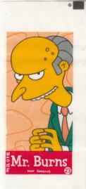 2002 Topps The Simpsons Bubble Gum & Stickers - Mini Bubble Gum Stickers #23 Mr. Burns Front