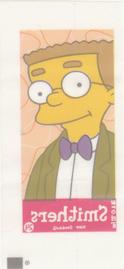 2002 Topps The Simpsons Bubble Gum & Stickers - Mini Bubble Gum Stickers #24 Smithers Back
