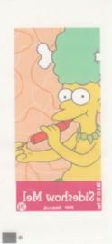 2002 Topps The Simpsons Bubble Gum & Stickers - Mini Bubble Gum Stickers #34 Sideshow Mel Back