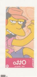 2002 Topps The Simpsons Bubble Gum & Stickers - Mini Bubble Gum Stickers #35 Otto Back
