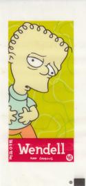 2002 Topps The Simpsons Bubble Gum & Stickers - Mini Bubble Gum Stickers #41 Wendell Front