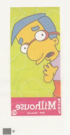 2002 Topps The Simpsons Bubble Gum & Stickers - Mini Bubble Gum Stickers #46 Milhouse Back