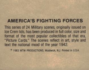 1983 WTW America's Fighting Forces #NNO America's Fighting Forces Action Pictures Back
